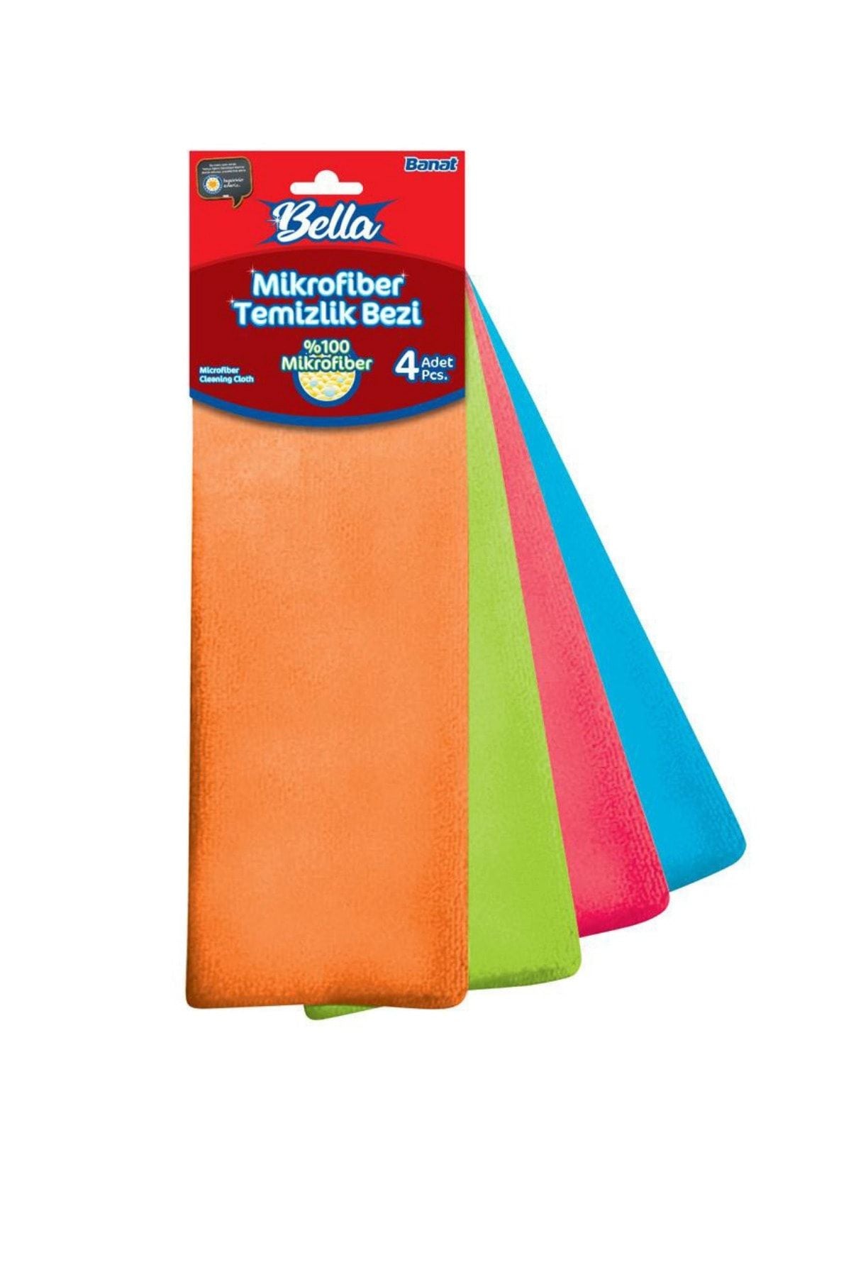 Mikrofiber Temizlik Bezi 4'lü Paket