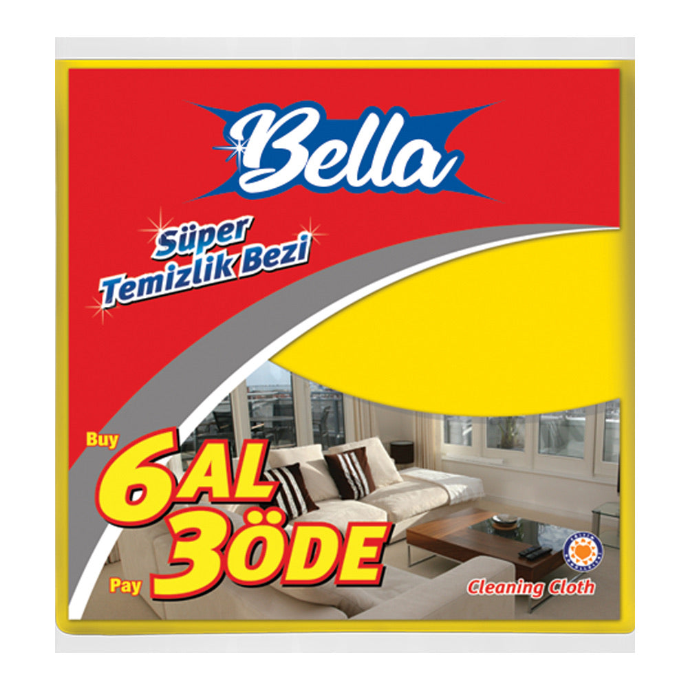 Bella Süper Temizlik Bezi - 6 al 3 öde
