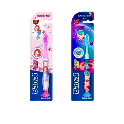 Junior Astro & Junior Pretty 2’li Çocuk Diş Fırçası Seti